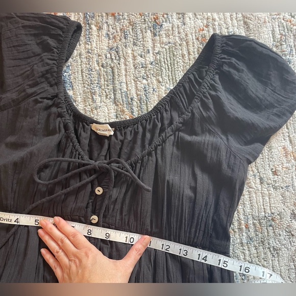 Lucky Brand button front tiered midi dress size S - Picture 8 of 12